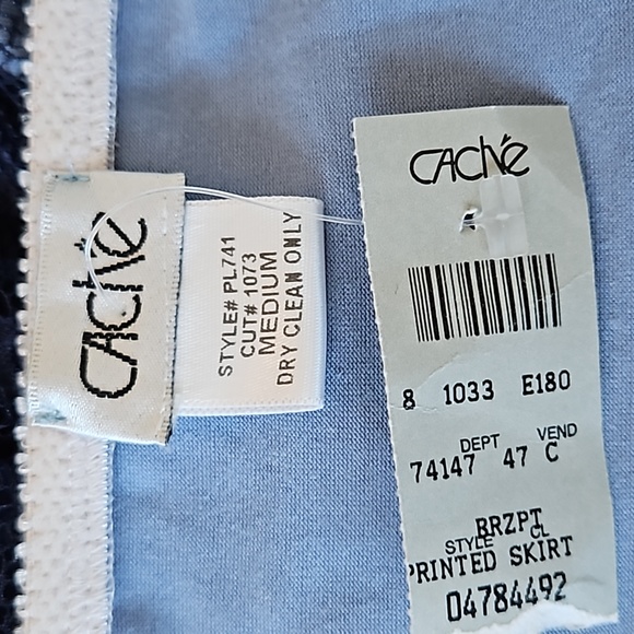 Cache blue lace layered prairie skirt-M - Picture 4 of 6